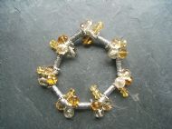 Citrine Charm Bracelet
